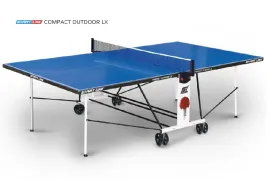 Стол теннисный Start Line Compact-2 LX Всепогодный (Синий)