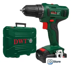 Дрель-шуруповерт DWT ABS-14.4 L-2 BMC (с 2-мя АКБ, кейс)