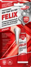 Профессиональный герметик-прокладка Felix (красный) 32 г.