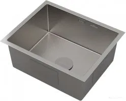 Кухонная мойка Roxen Uno 560210-54-GR сатин/текстурная (с ролл-матом и дозатором)