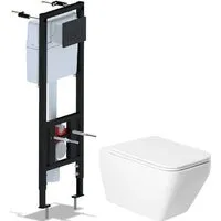 Унитаз подвесной Saniteco KW-9010W Ани Пласт WCP4133