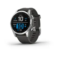 Умные часы Garmin Fenix 7S 42 мм (серебристый/графитовый)