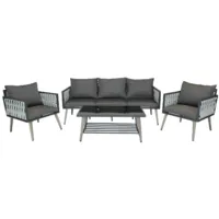 Набор садовой мебели Garden Story Гранд / GS068 (антрацит)