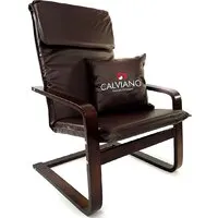 Интерьерное кресло Calviano Soft 1 (коричневый PU)