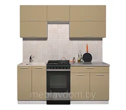 Кухня Мила Глосс 1,9м. (с учетом плиты на 50см.)