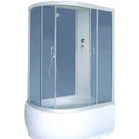 Душевая кабина Coliseum Симпл T-120 R (белый/матовое стекло)