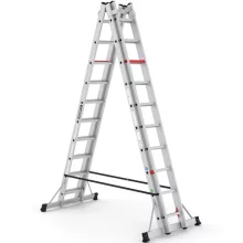 Телескопическая лестница-стремянка CAGSAN 2x10 ступеней (TA003)