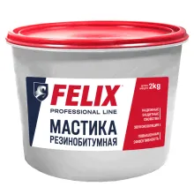 Мастика антикоррозионная резинобитумная, в п/э ведре, 2кг