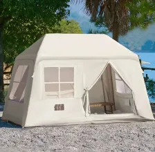 Палатка дом надувная палатка(тент,палатка,шатер 3в1), арт. MIR-1857-4