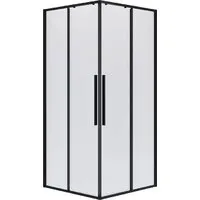 Душевой уголок Niagara NG-6822-34BLACK 80x80x195 (черный матовый/прозрачное стекло)