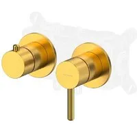 Смеситель Whitecross Y1242GLB (брашированное золото)