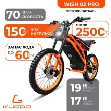 Электропитбайк Kugoo WISH 02 PRO