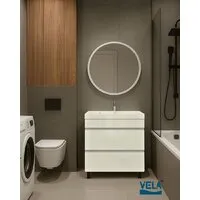 Мебель для ванных комнат Vela Тумба под умывальник Vela Мира 50Н под Classica (белый глянец) TU2933
