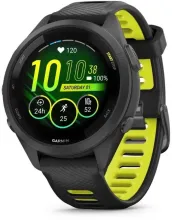 Умные часы Garmin Forerunner 265S 42 мм (черный/желтый)