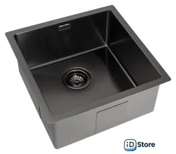 Кухонная мойка ZorG ZRE 4545 graphite