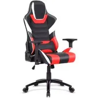 Игровое (геймерское) кресло SitUp Miller PL (экокожа White/Red/Black)