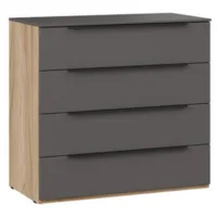 Комод Трия Порто ТД-393.04.01 (яблоня беллуно/графит софт)