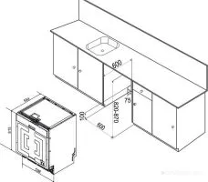 Встраиваемая посудомоечная машина Weissgauff BDW 6038 Infolight