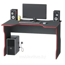 Игровой стол Вардиг К1 (антрацит/красный)