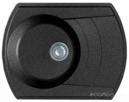Кухонная мойка GranFest GF-R650L (черный)