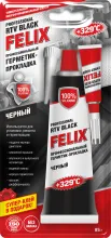 Профессиональный герметик-прокладка Felix нейтральный (черный) 85 г.