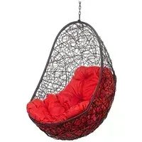 Подвесное кресло BiGarden Easy Black BS (без стойки,подушка красная)