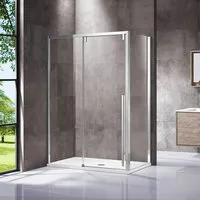 Душевой уголок Vincea Lugano VSR-1L8016CL-1 (хром/прозрачное)