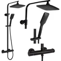 Душевая система Rea Tom Black REA-P7101