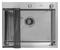Кухонная мойка ARFEKA ECO AR 60х50RM ARDS AR (Satin Decor Millet Grains)