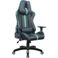 Игровое (геймерское) кресло Brabix GT Carbon GM-120 (черный/зеленый)