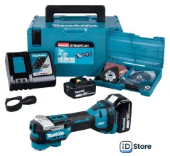 Реноватор Makita DTM52RTJX1 (с 2-мя АКБ, кейс, набор оснастки)