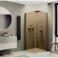 Душевой уголок MaybahGlass MGY-1302-2 (бронзовое стекло/бронзовый)