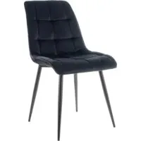 Стул Signal Chic Matt Velvet 99 (черный)