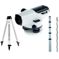 Оптический нивелир с комплектом ADA Instruments PROF-X32 с поверкой рейка STAFF 5 штатив на винтах Light