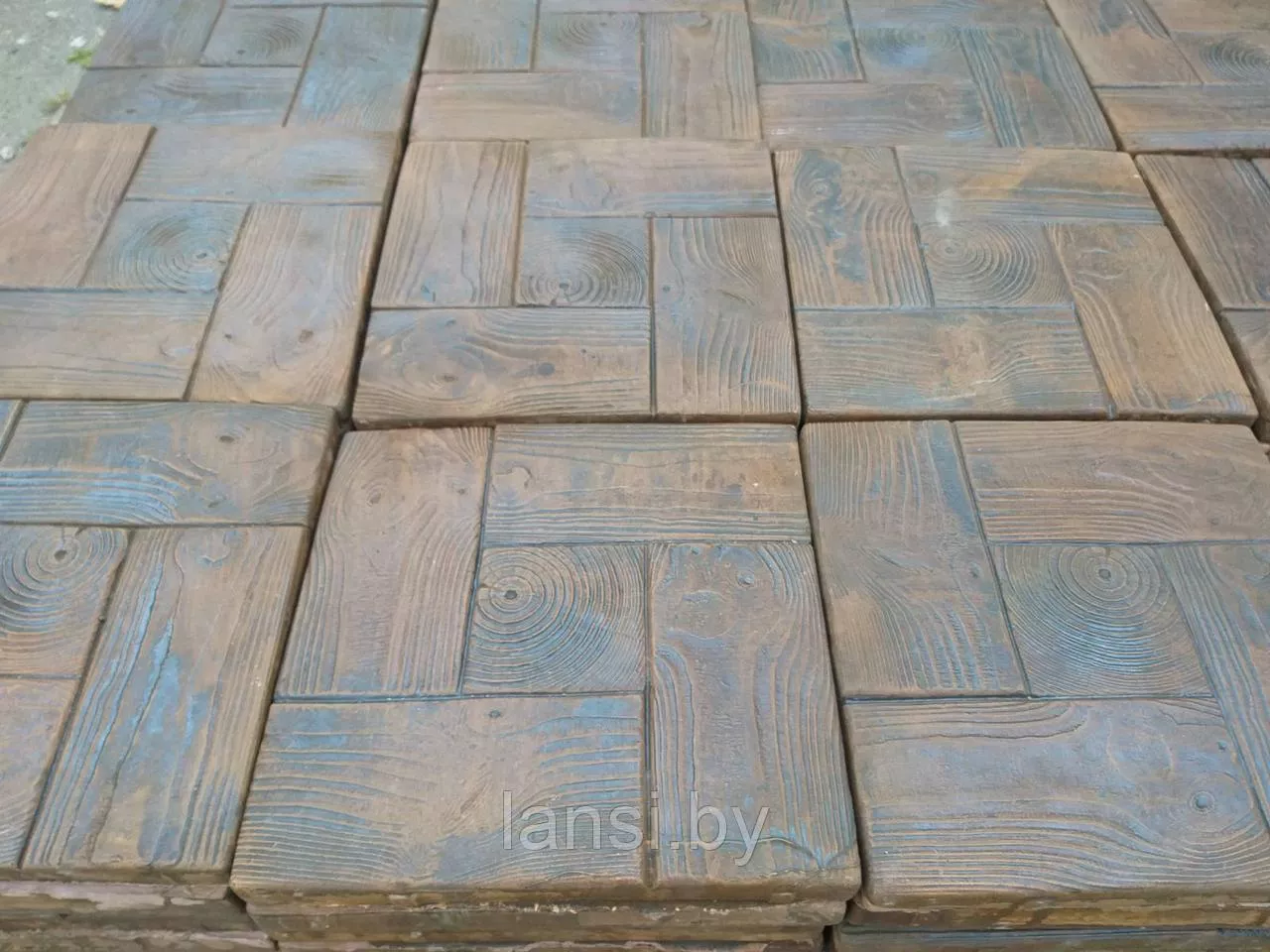 Тротуарная плитка "Калифорния доска" ( старенный бетон 2 )