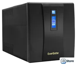 Источник бесперебойного питания ExeGate SpecialPro Smart LLB-1200.LCD.AVR.4SH.USB EP285494RUS