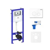 Инсталляция для унитаза Lavinia Boho Relfix 5 в 1 77010034 (белый пластик)