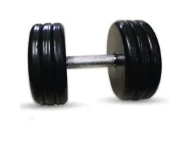 Гантель BARBELL "классик" (с вращающейся ручкой хром, 30 кг)