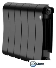 Биметаллический радиатор Royal Thermo Infinity 300 Noir Sable - 6 секций