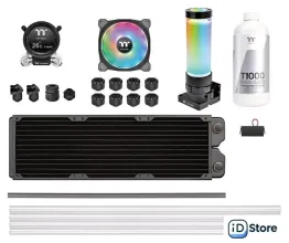 Система жидкостного охлаждения для процессора Thermaltake Pacific CLM360 Ultra Hard Tube Liquid Cooling Kit CL-W335-CU12SW-A