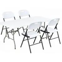 Комплект складной мебели Sundays AC-Z180/AC-Y53C (белый)