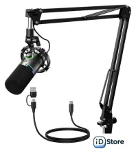 Проводной микрофон Maono PD200XS (черный)