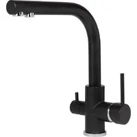 Смеситель ZorG Akvaduo Premium Brass black metallic