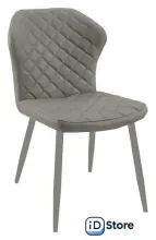Стул DikLine 239 (кожзам серый/ножки серые)