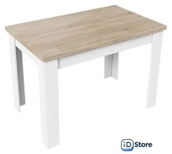 Кухонный стол Трия Промо тип 4 (белый/дуб сонома светлый)
