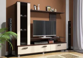 Гостиная Соло-6 Венге - Дуб молочный