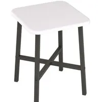 Табурет Калифорния мебель Кросс (белый)