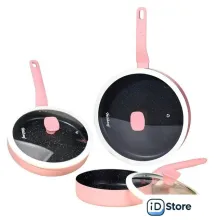 Набор сковород FeisiLang FL-006 Pink