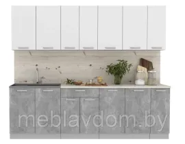 Готовая кухня Мила Лайт Эконом 2,5 м.