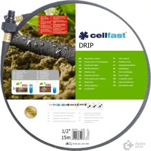 Сочащийся шланг Cellfast Сочащийся шланг Drip (1/2", 15 м) 19-002